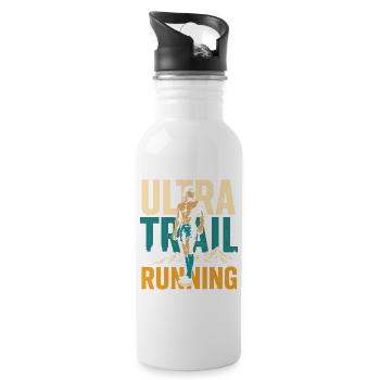 Ultra Trail Running - Gourde avec paille intégrée - blanc - Droite