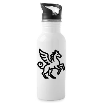Chimera - Water bottle with straw - white - Right