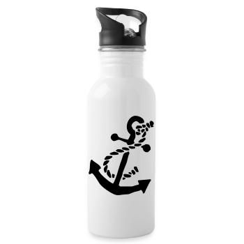 Anchor 2 - Gourde avec paille intégrée - blanc - Droite