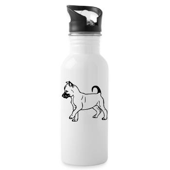 malinoispup00010 - Gourde avec paille intégrée - blanc - Droite