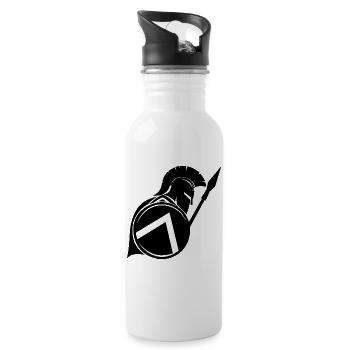 Spartan - Water bottle with straw - white - Right