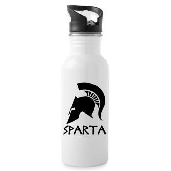 Sparte - Gourde avec paille intégrée - blanc - Droite