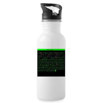 quine javascript - Trinkflasche mit integriertem Trinkhalm - Weiß - Rechts