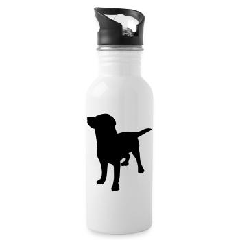 dog - Gourde avec paille intégrée - blanc - Droite