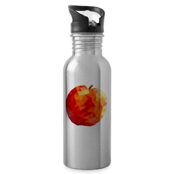 Apple - Water bottle with straw - silver - Right