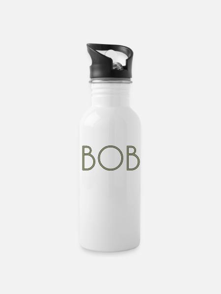 bob - Gourde avec paille intégrée - blanc