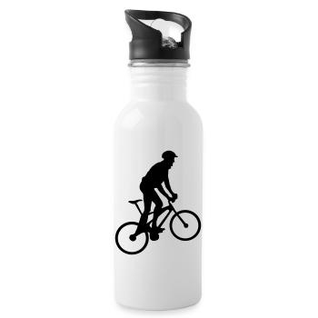 Cycling, biking 1 (super cheap!) - Gourde avec paille intégrée - blanc - Droite