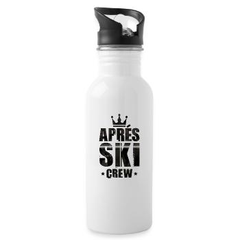 Équipe de ski Apres - Gourde avec paille intégrée - blanc - Droite