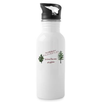 Waldviertler 2 - Trinkflasche mit integriertem Trinkhalm - Weiß - Rechts
