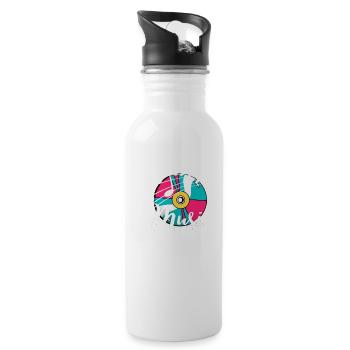 Music Love Music - Water bottle with straw - white - Right