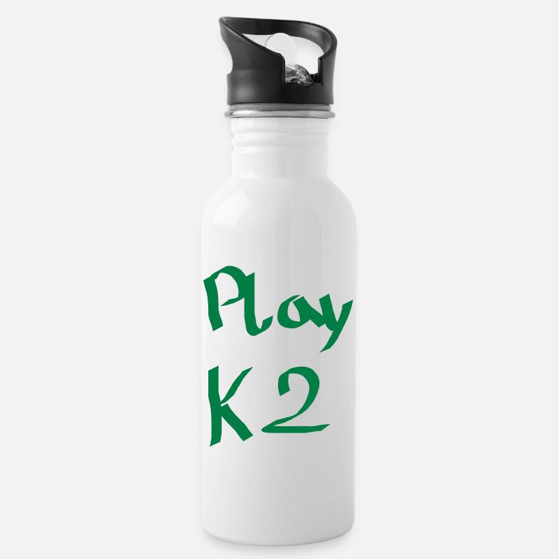 K2 - Gourde avec paille intégrée - blanc