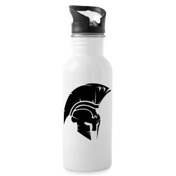 spartan - Trinkflasche mit integriertem Trinkhalm - Weiß - Rechts