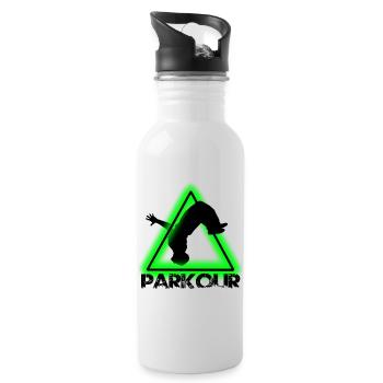 Parkour - Water bottle with straw - white - Right