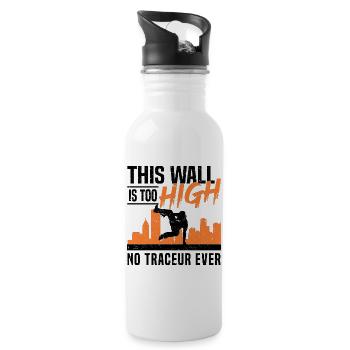 Parkour - Water bottle with straw - white - Right
