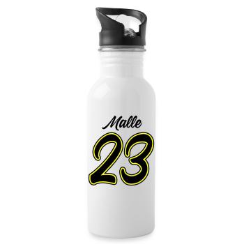 Malle 23 - Water bottle with straw - white - Right