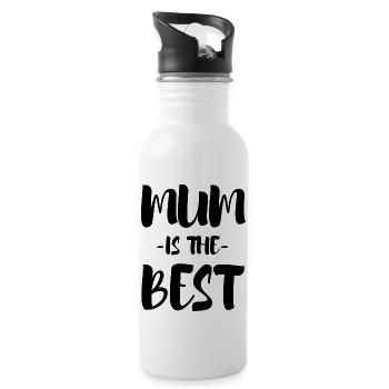 Drôle de cadeau maman Fête des mères - Gourde avec paille intégrée - blanc - Droite