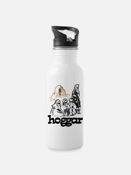 hoggar! - Gourde avec paille intégrée - blanc