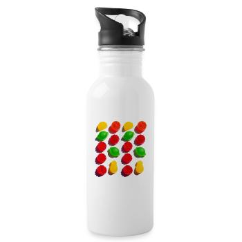 Sweets - Water bottle with straw - white - Right