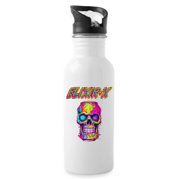 ELIXIR X - Trinkflasche mit integriertem Trinkhalm - Weiß - Rechts