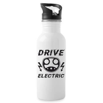 Drive Electric Supercharge - Fans de voitures électriques - Gourde avec paille intégrée - blanc - Droite