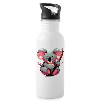 Koala - Water bottle with straw - white - Right
