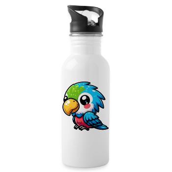 Parrot - Water bottle with straw - white - Right