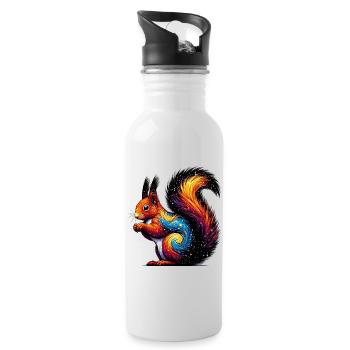 Squirrel - Water bottle with straw - white - Right