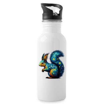 Squirrel - Water bottle with straw - white - Right