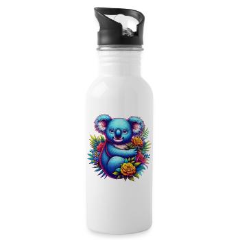 Koala - Water bottle with straw - white - Right