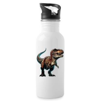 Dinosaur - Water bottle with straw - white - Right