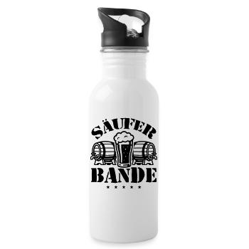 Drunkard Gang Beer - Water bottle with straw - white - Right