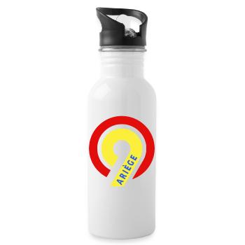 Ariège 09 - Water bottle with straw - white - Right
