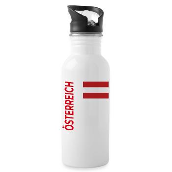Kitzbuhel - Water bottle with straw - white - Right