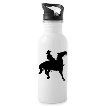 Cowboy - Water bottle with straw - white - Right