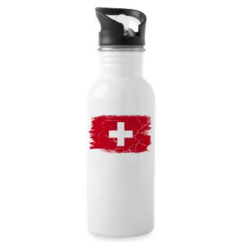 Lake Cauma - Water bottle with straw - white - Right