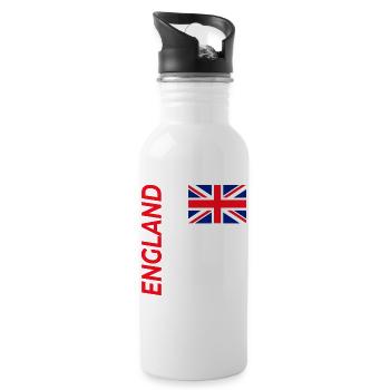 Oxford - Trinkflasche mit integriertem Trinkhalm - Weiß - Rechts