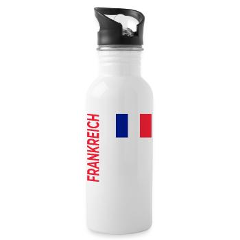 Lille - Trinkflasche mit integriertem Trinkhalm - Weiß - Rechts