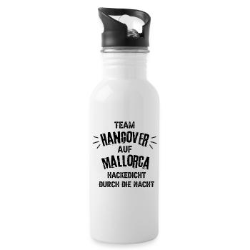 Team Hangover in Mallorca - Water bottle with straw - white - Right