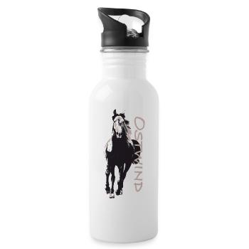OSTWIND Aufbruch Nach Ora Ostwind Im Galopp - Trinkflasche mit integriertem Trinkhalm - Weiß - Rechts