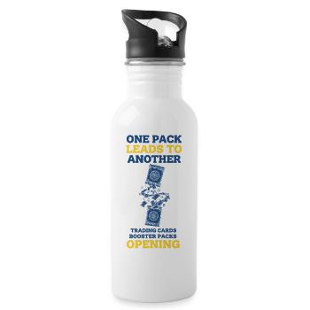 One Pack Leads To Another Trading Cards Opening - Water bottle with straw - white - Right
