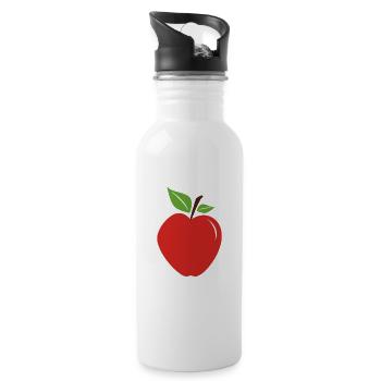 Apple - Water bottle with straw - white - Right