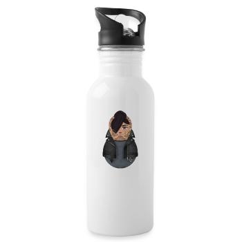 Matryoshka Maeve - Water bottle with straw - white - Right
