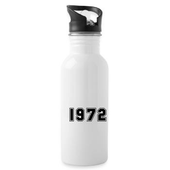 1972 - Water bottle with straw - white - Right