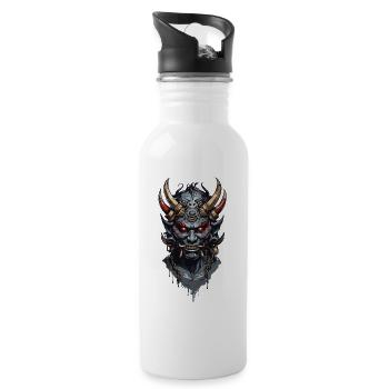 Oni Demons from Japan's Halloween Legends - Water bottle with straw - white - Right