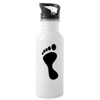 abdruck - Trinkflasche mit integriertem Trinkhalm - Weiß - Rechts