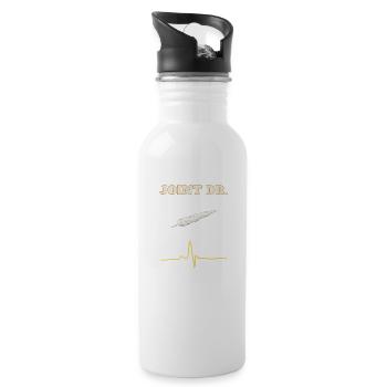 Joint Dr. Bags Stoner Humor 420 Stoner Bag Hero - Water bottle with straw - white - Right