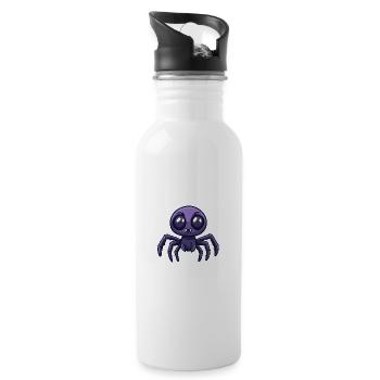 Tarantula Halloween Lustig Zombie - Trinkflasche mit integriertem Trinkhalm - Weiß - Rechts