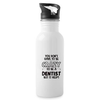 Dental assistant Dentist Tooth - Water bottle with straw - white - Right