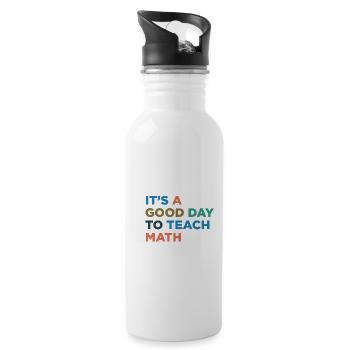 Teaching mathematics teachers - Water bottle with straw - white - Right