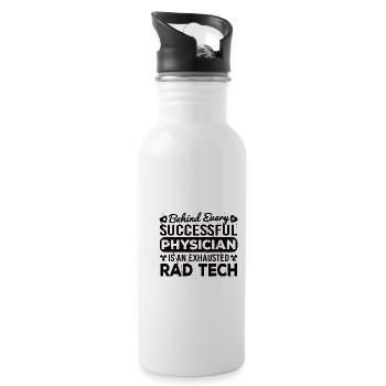 Radiology X-ray Nuclear Medicine Doctor Radiologist - Water bottle with straw - white - Right